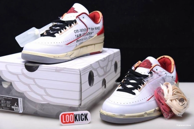 HYPE Red DJ4375-106 White 2 SP Retro Jordan Off-White Low 0728